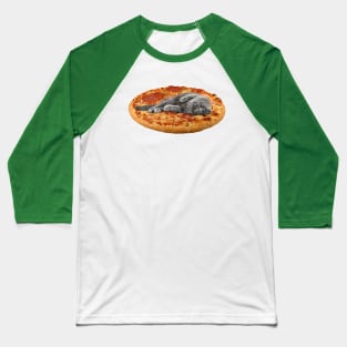 Pizza Cat Baseball T-Shirt